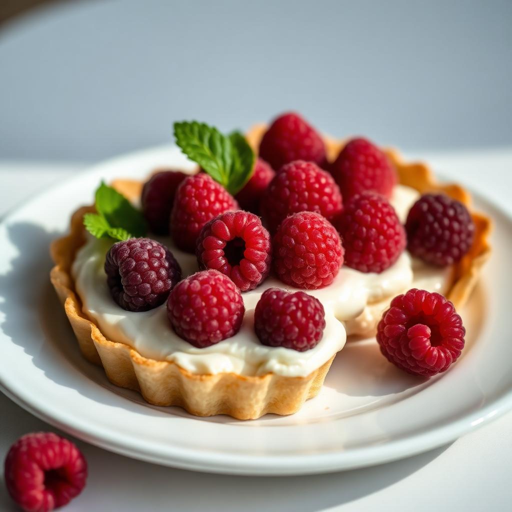 Tarte aux framboises