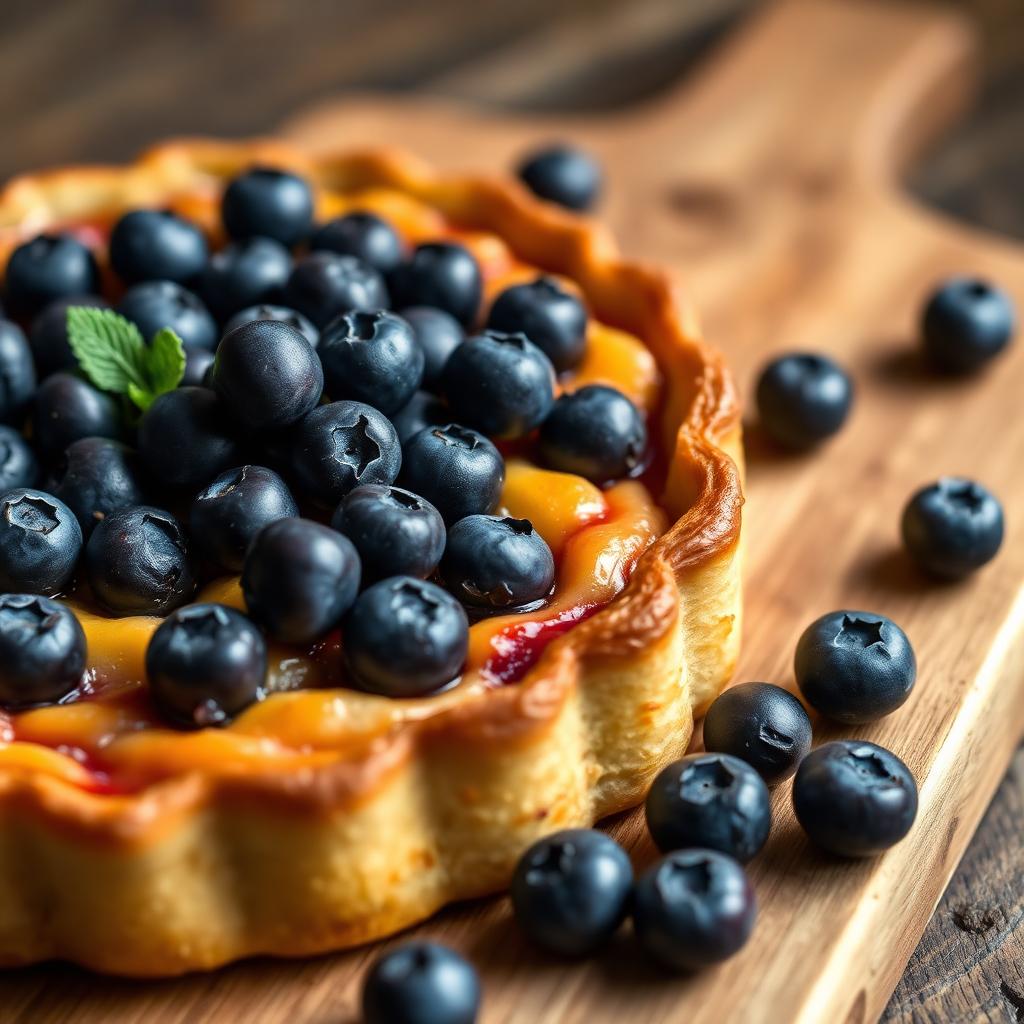 Tarte aux myrtilles de la Montagne Noire